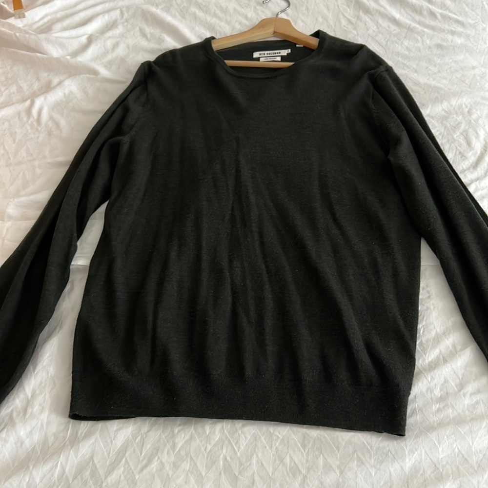 Ben Sherman wool green sweater for sell.